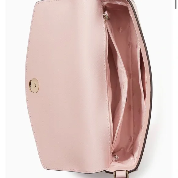 Kate Spade Sadie Envelope Crossbody Chalk Pink - Picture 12 of 13